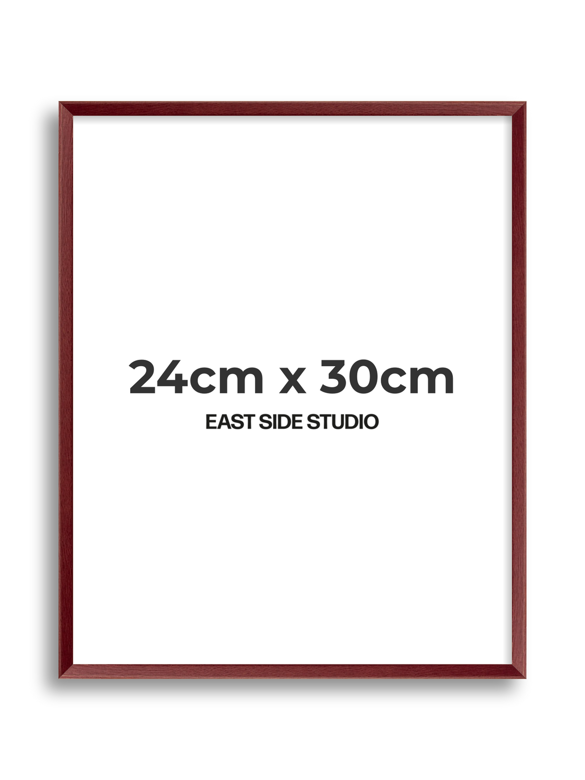 Burgundy 24cm x 30cm picture frame