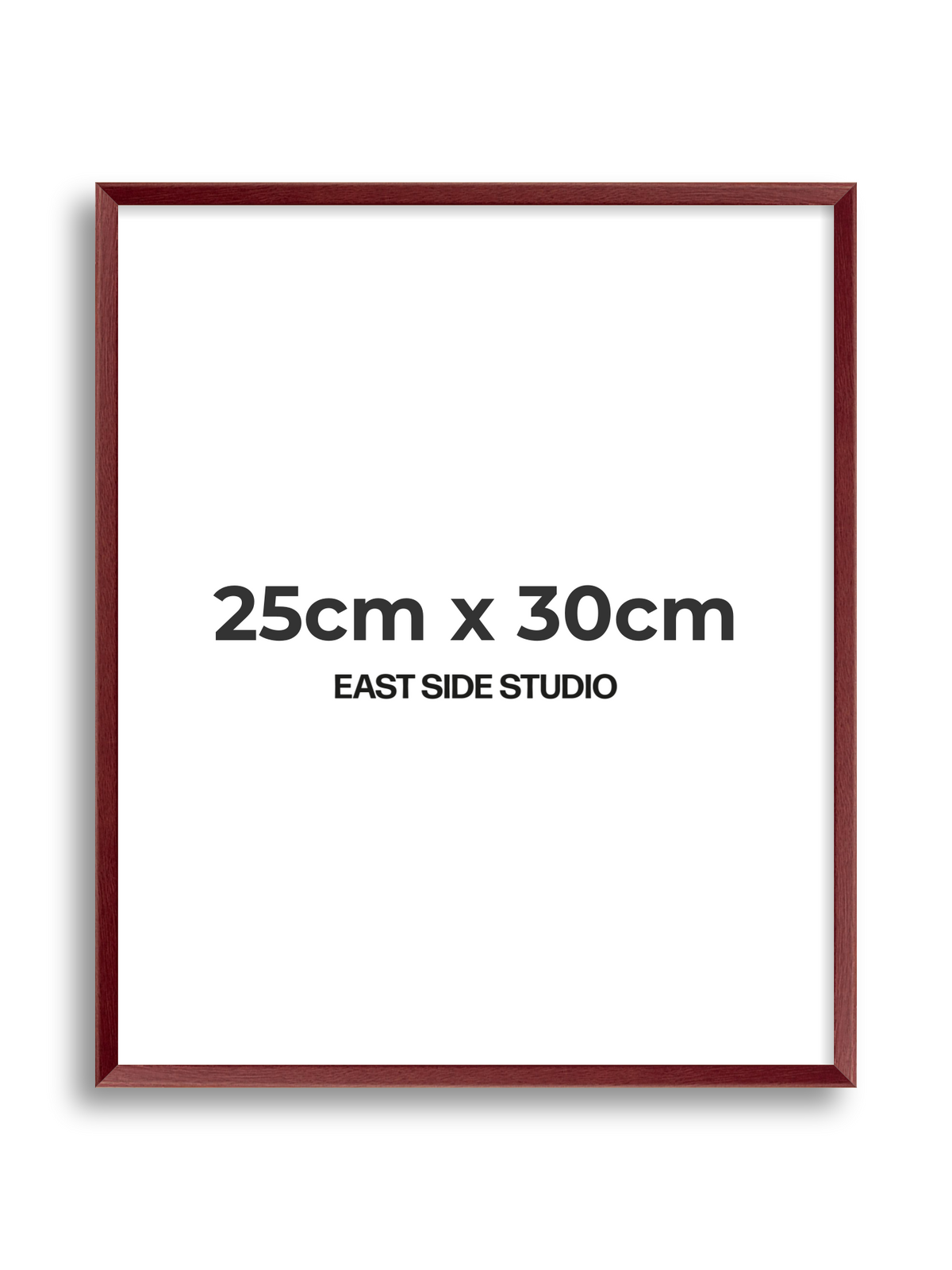 Burgundy 25cm x 30cm picture frame
