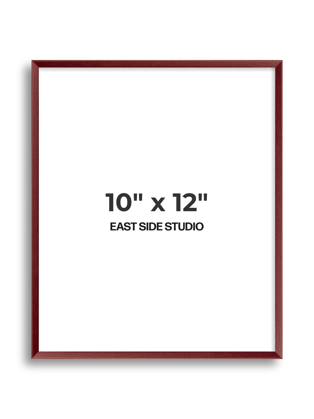 Burgundy 10" x 12" picture frame