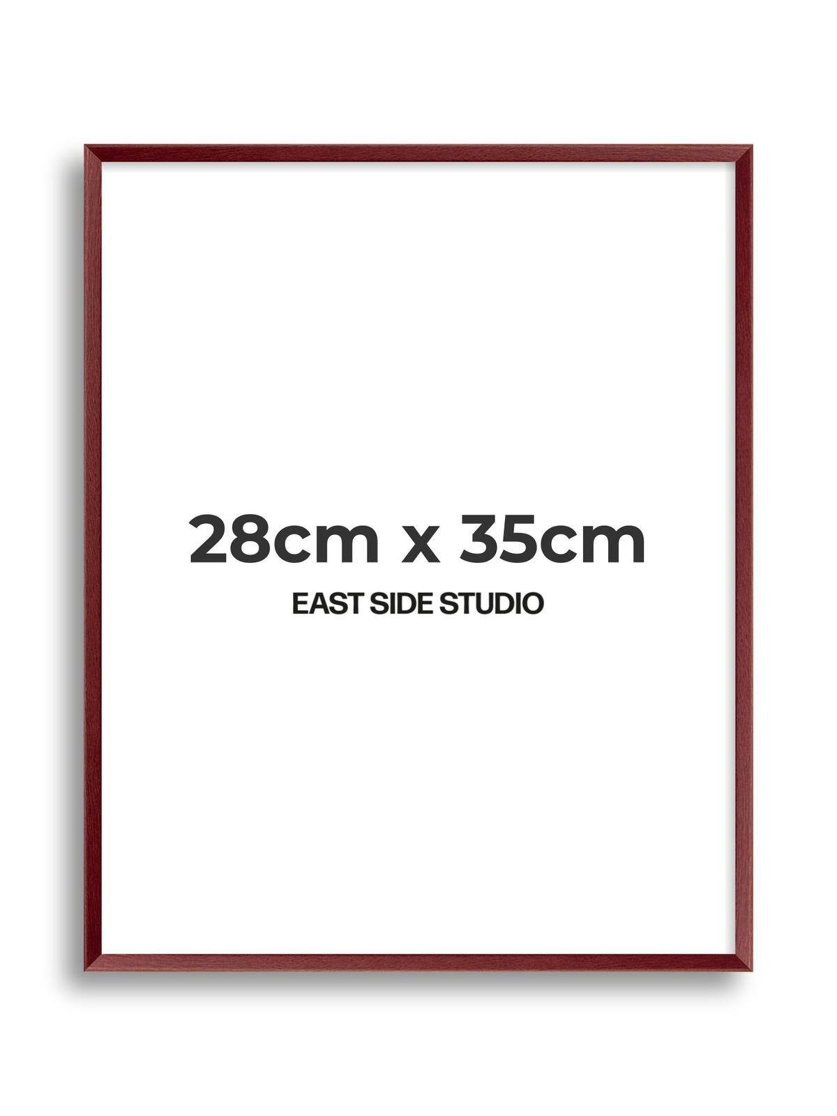 Burgundy 28cm x 35cm picture frame