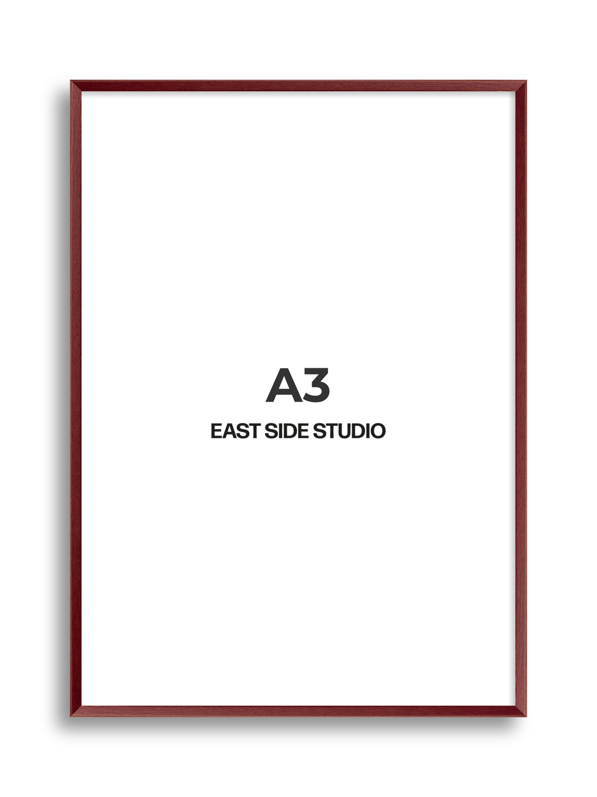Burgundy A3 picture frame