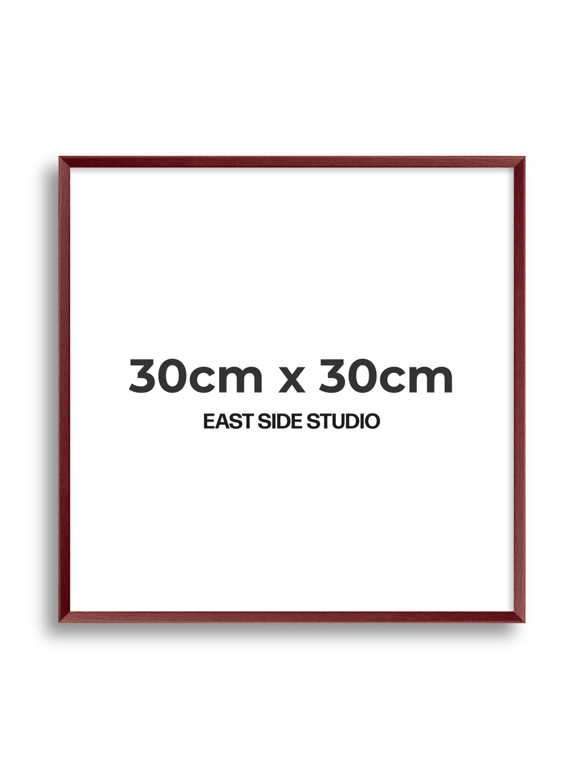 Burgundy 30cm x 30cm picture frame