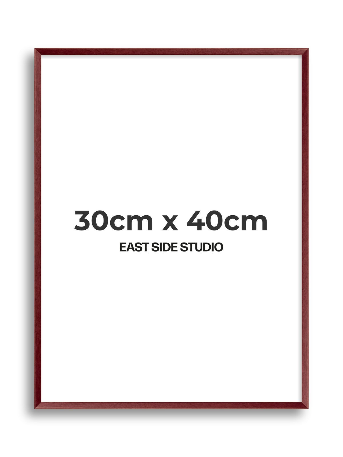 Burgundy 30cm x 40cm picture frame