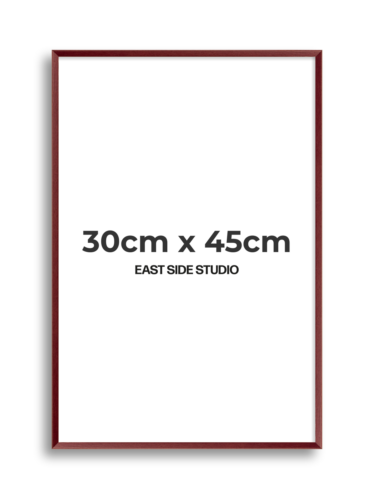 Burgundy 30cm x 45cm picture frame
