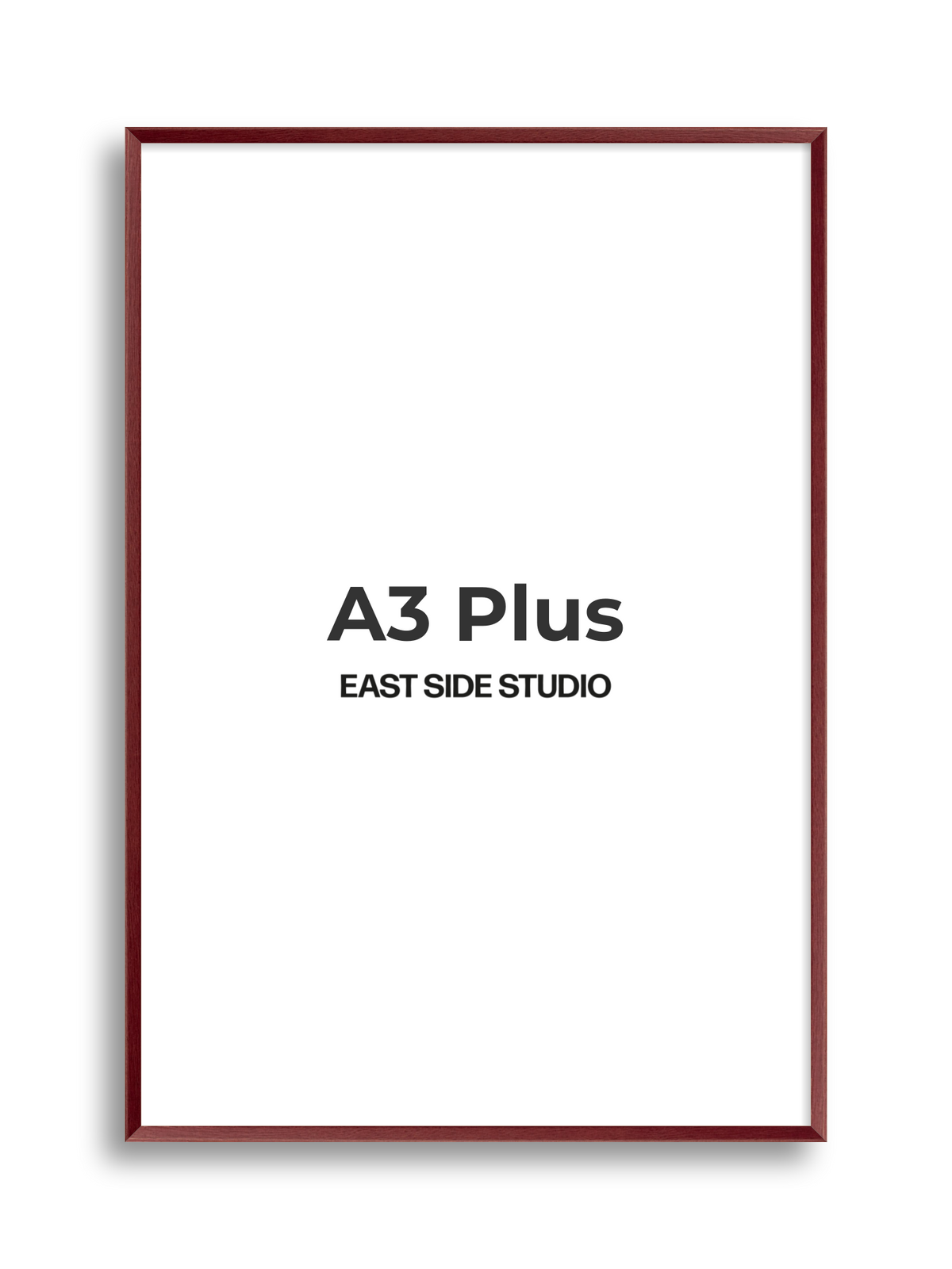 Burgundy A3 Plus picture frame