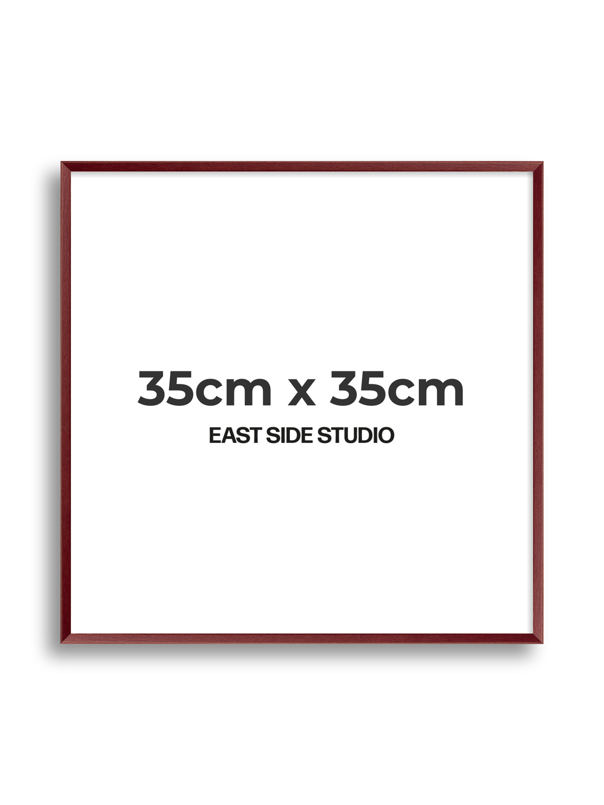 Burgundy 35cm x 35cm picture frame