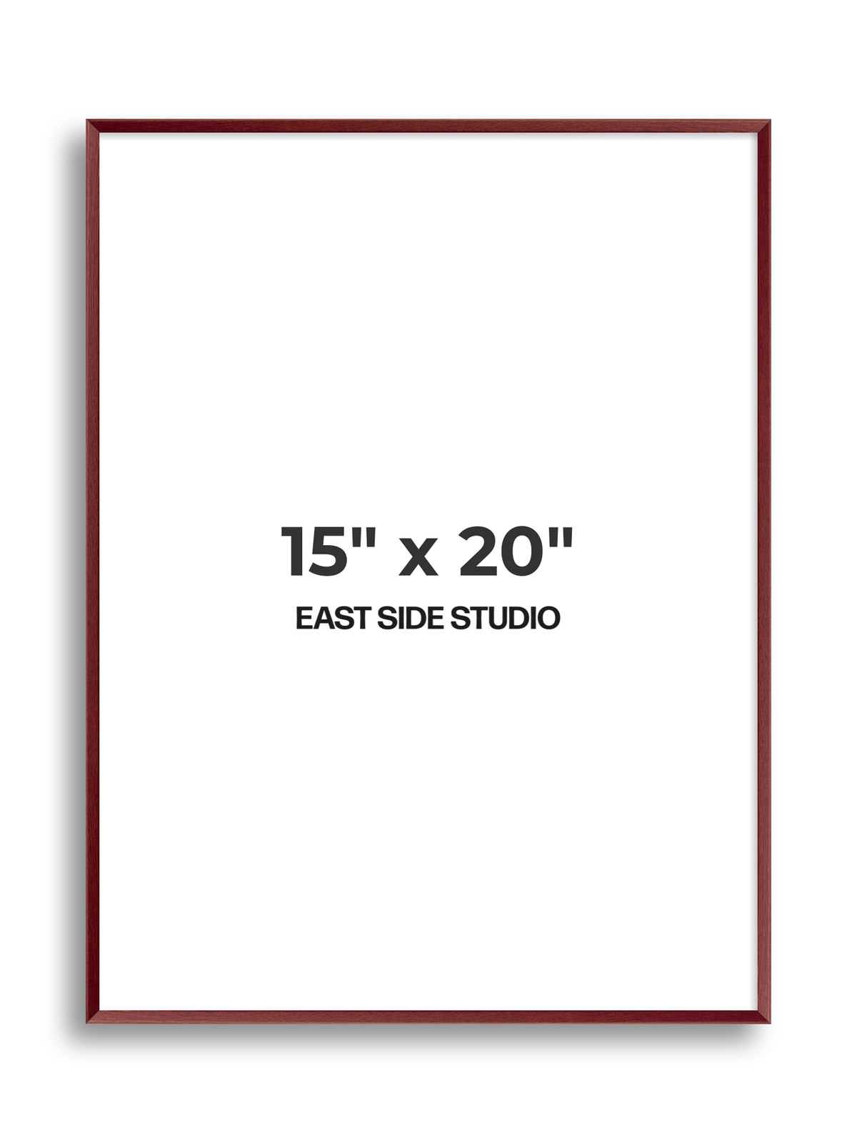 Burgundy 15" x 20" picture frame