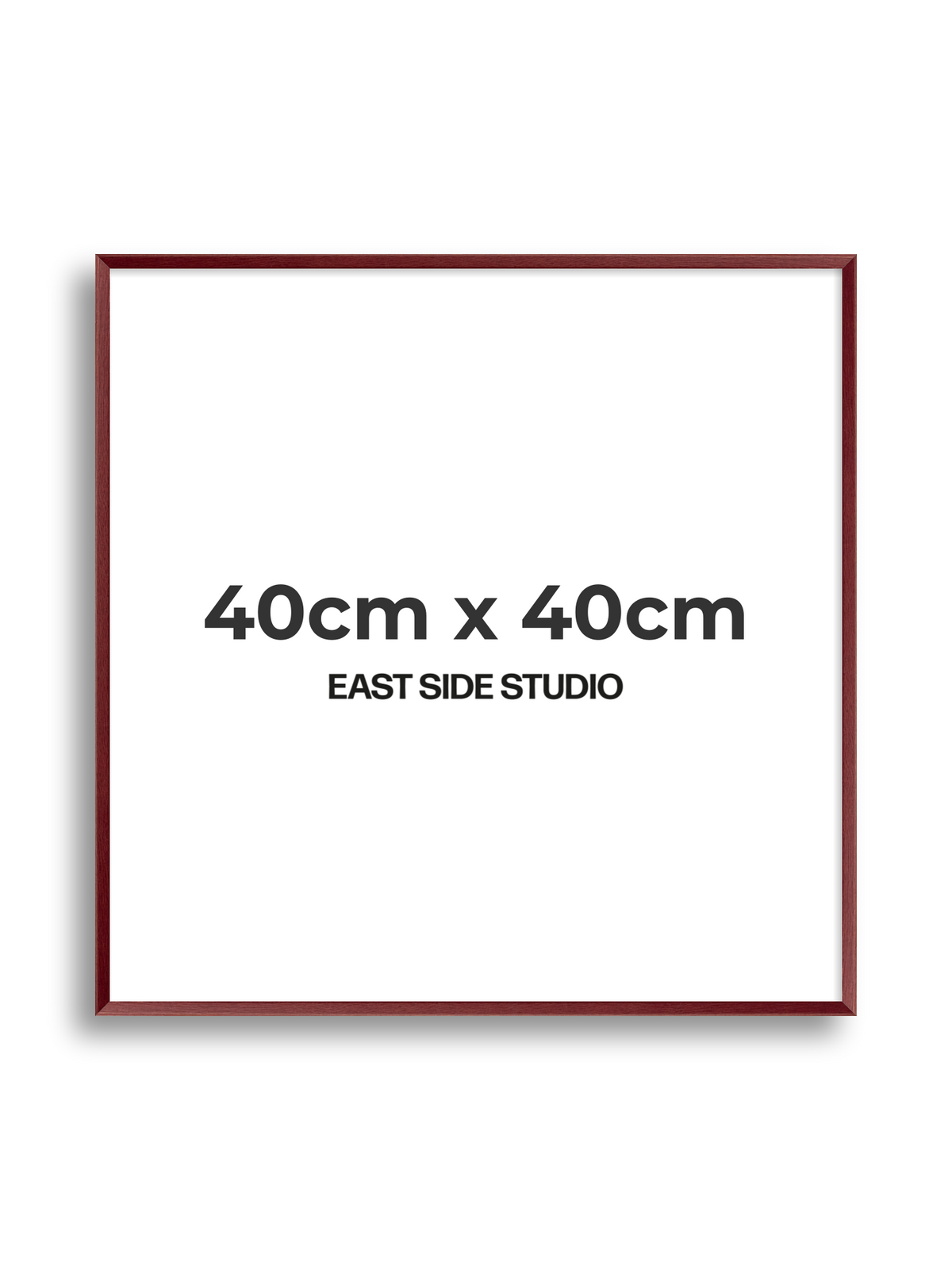 Burgundy 40cm x 40cm picture frame