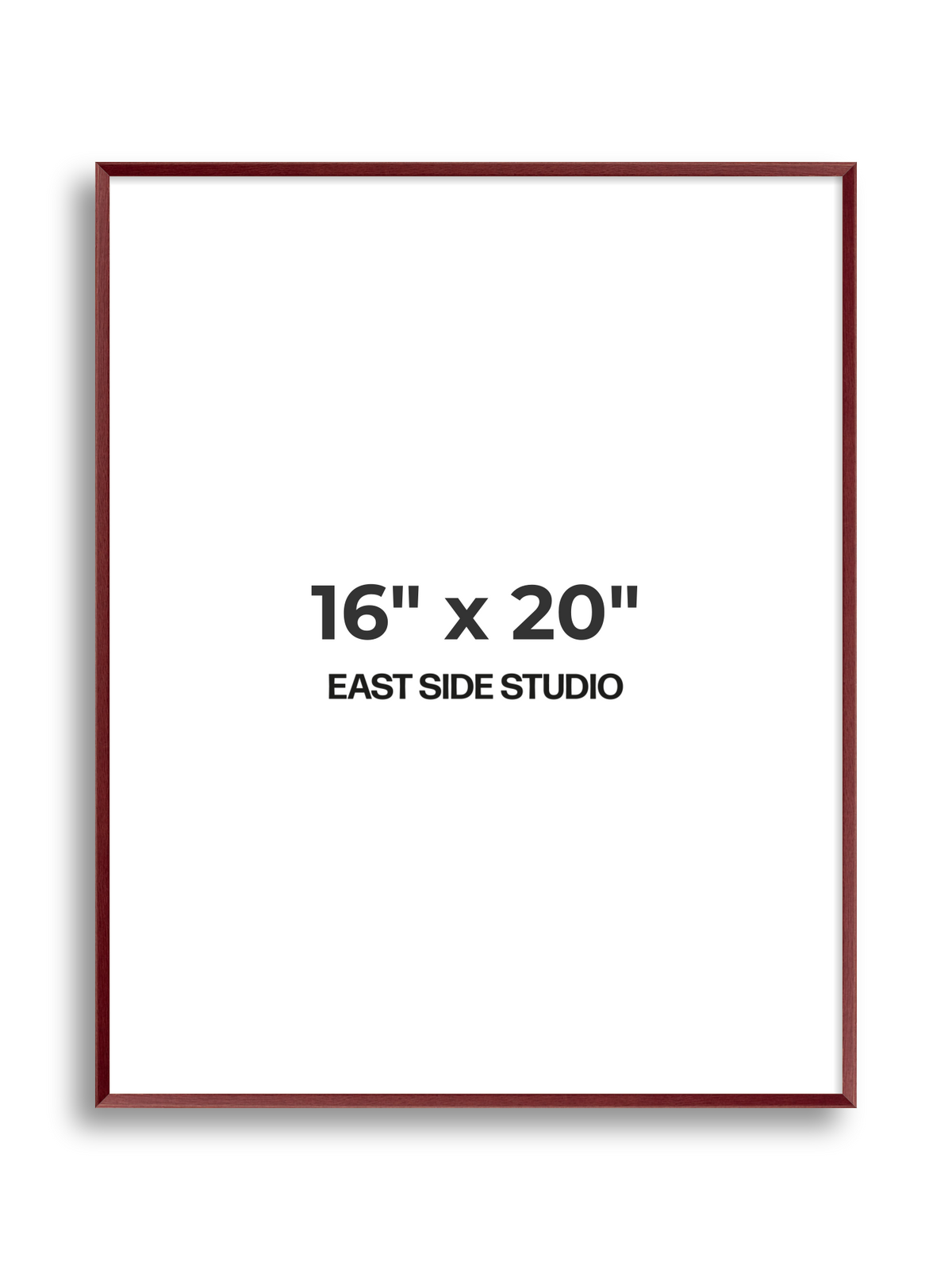 Burgundy 16" x 20" picture frame