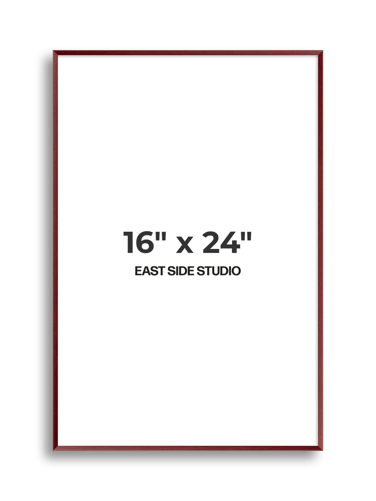 Burgundy 16" x 24" picture frame