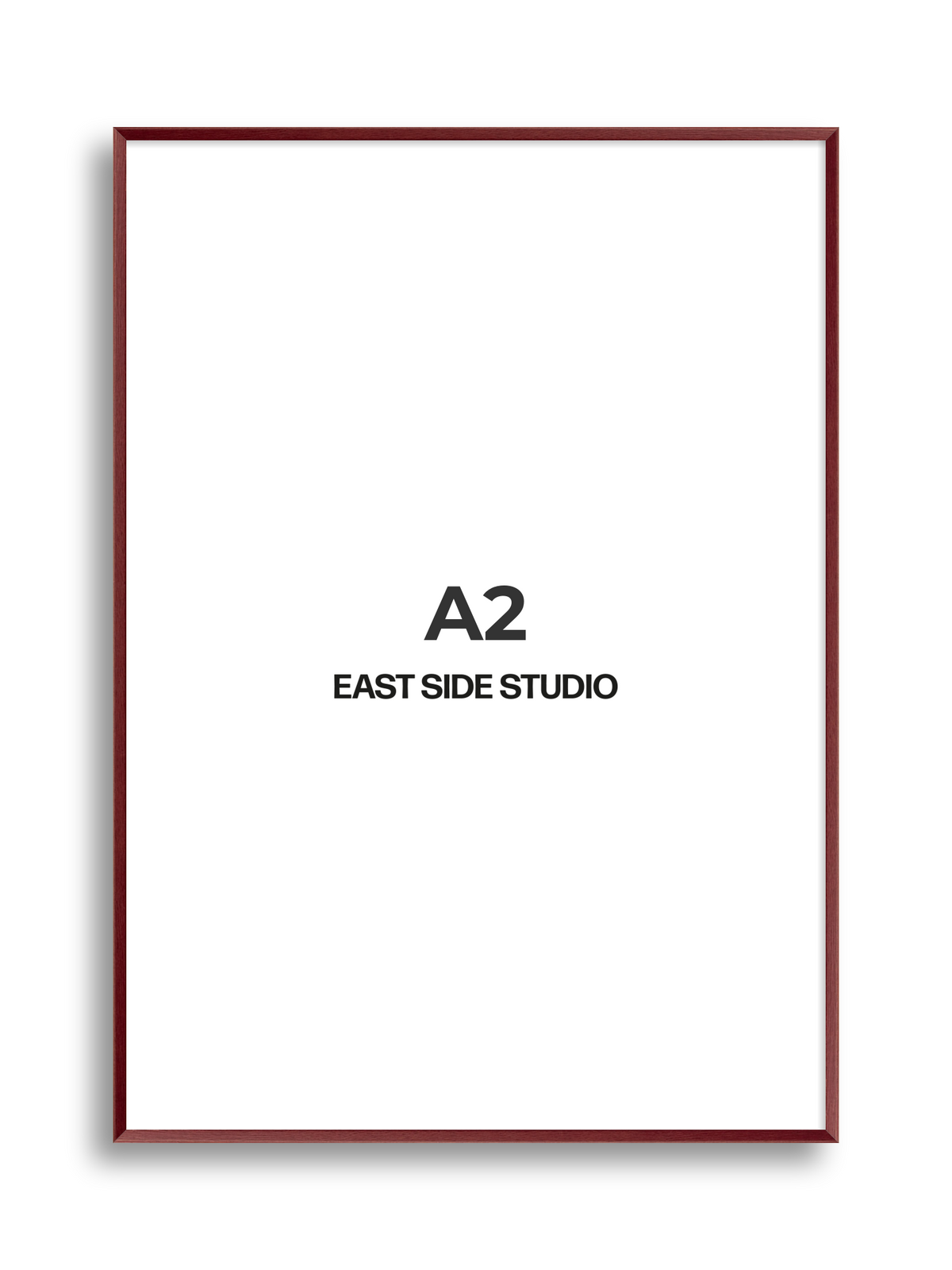 Burgundy A2 picture frame