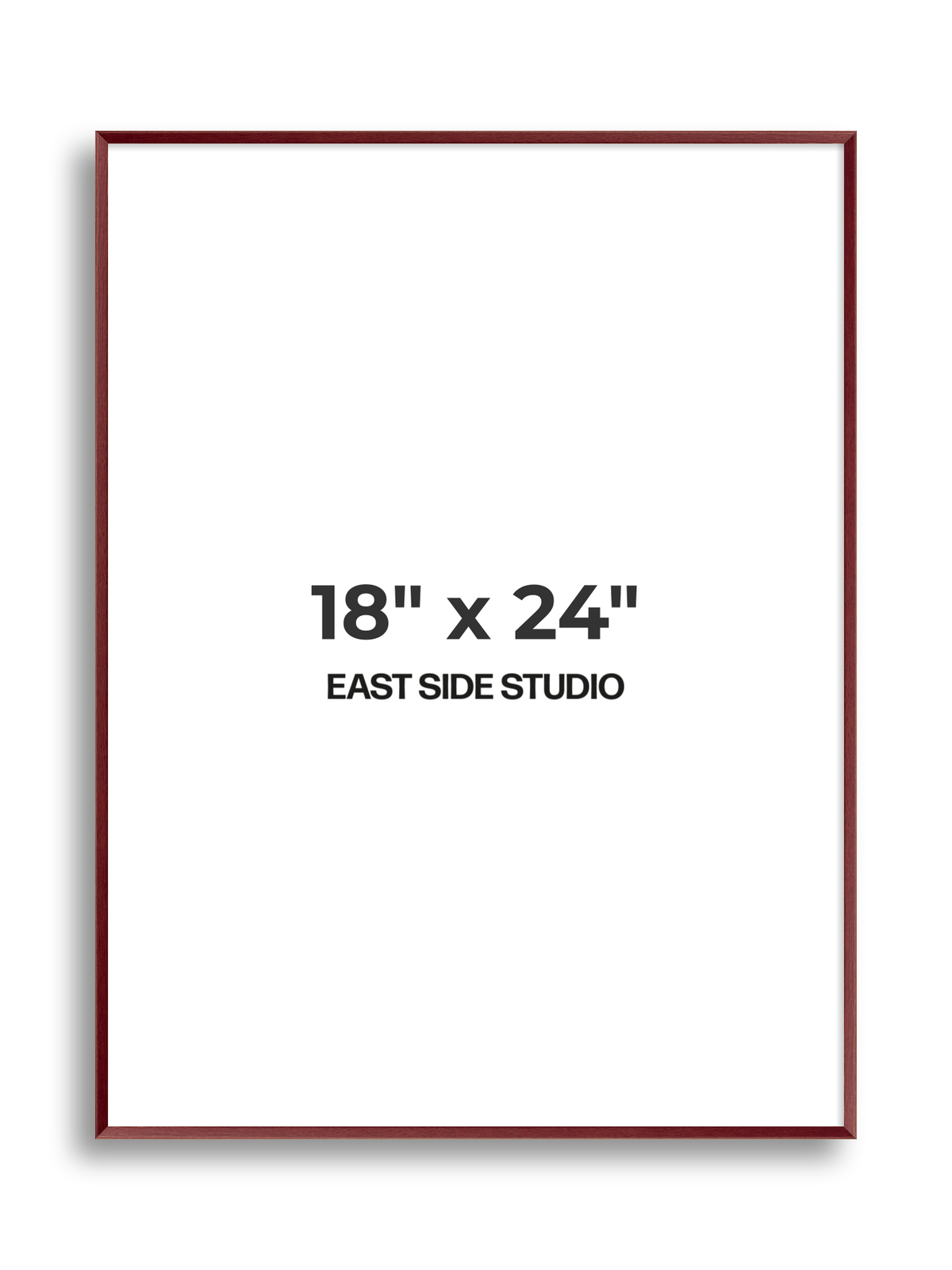 Burgundy 18" x 24" picture frame