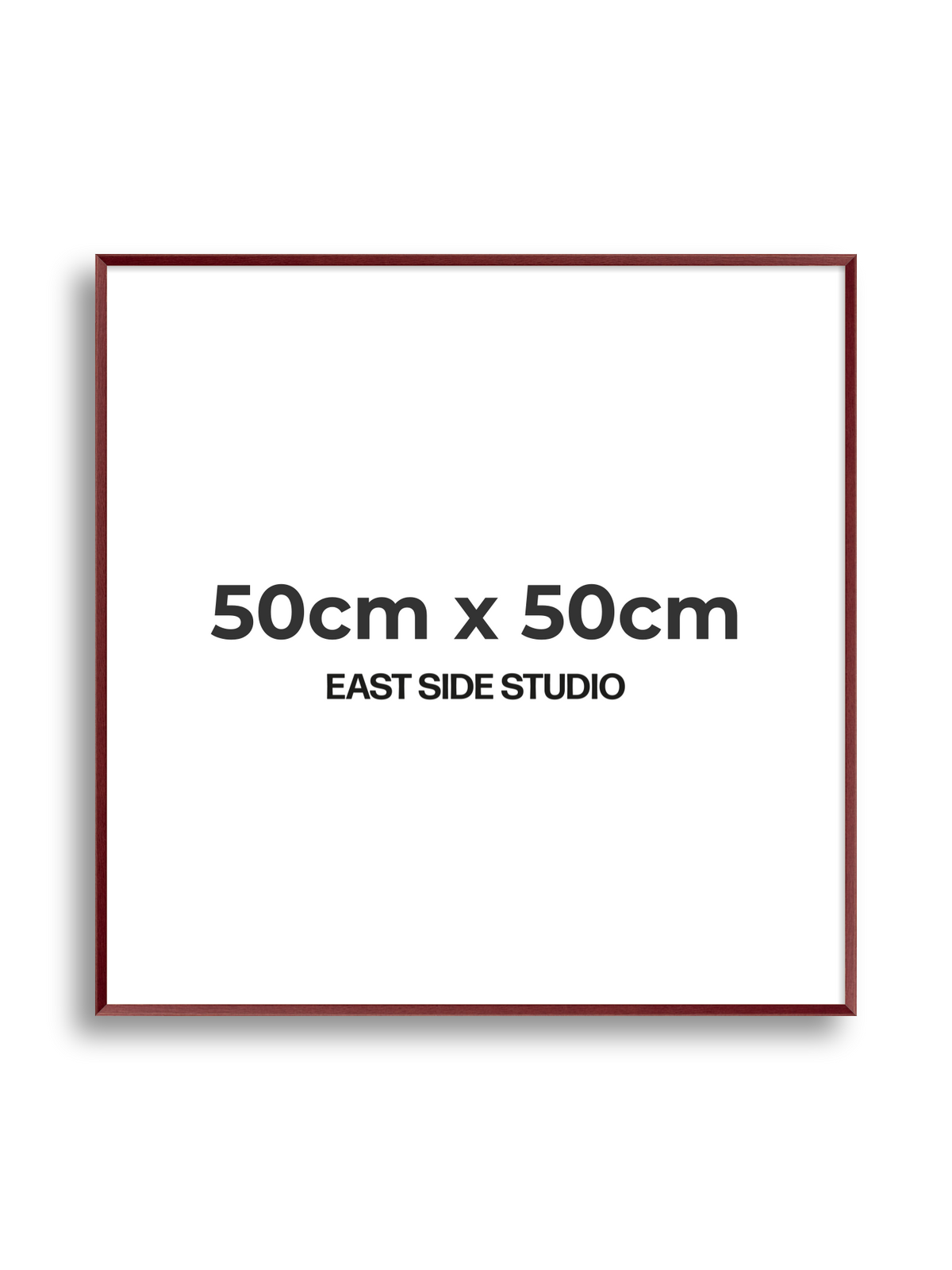 Burgundy 50cm x 50cm picture frame