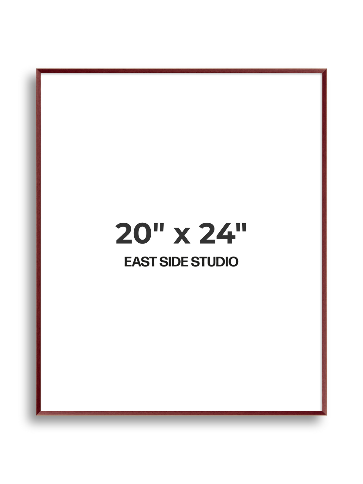 Burgundy 20" x 24" picture frame