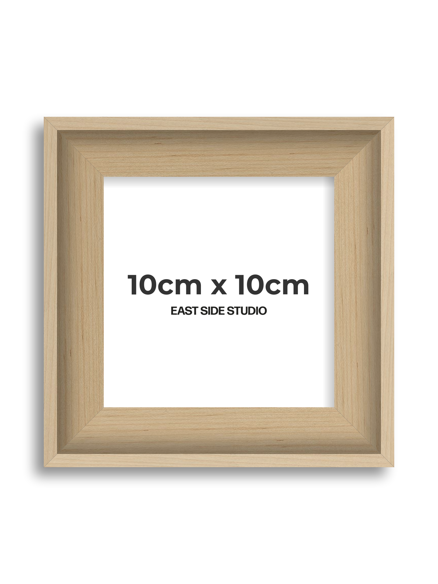 Maple 10cm x 10cm picture frame