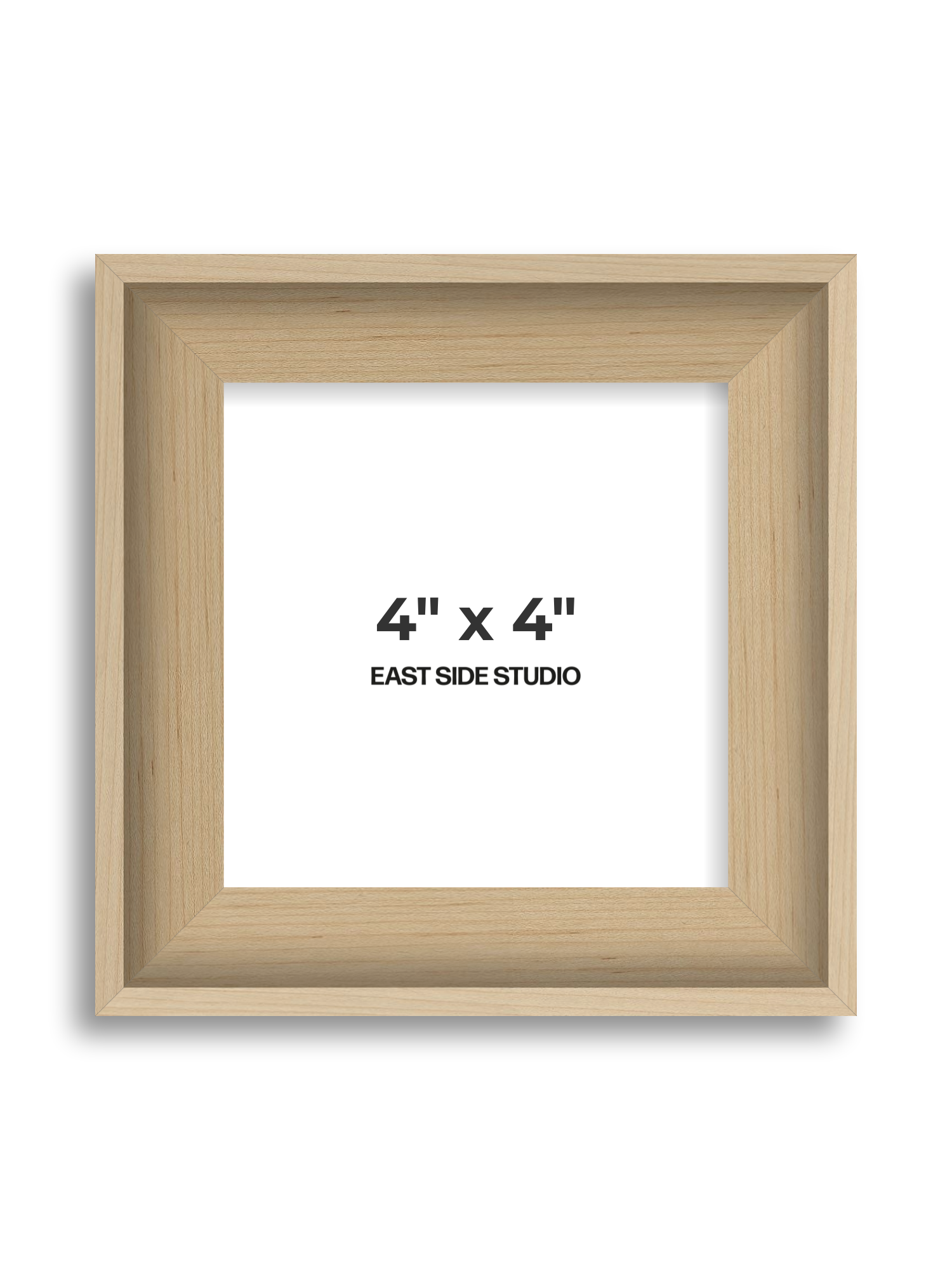 Maple 4" x 4" picture frame