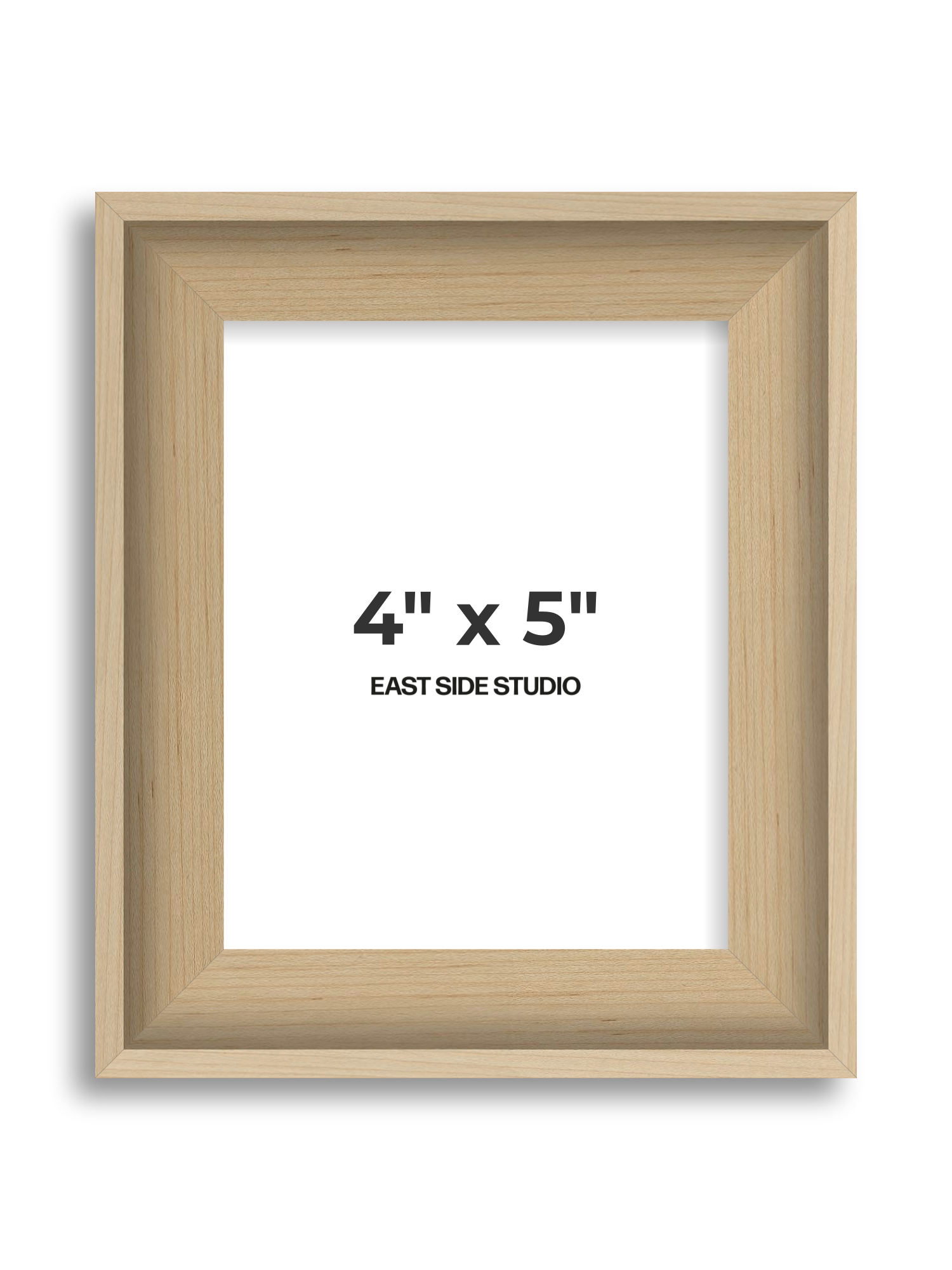 Maple 4" x 5" picture frame