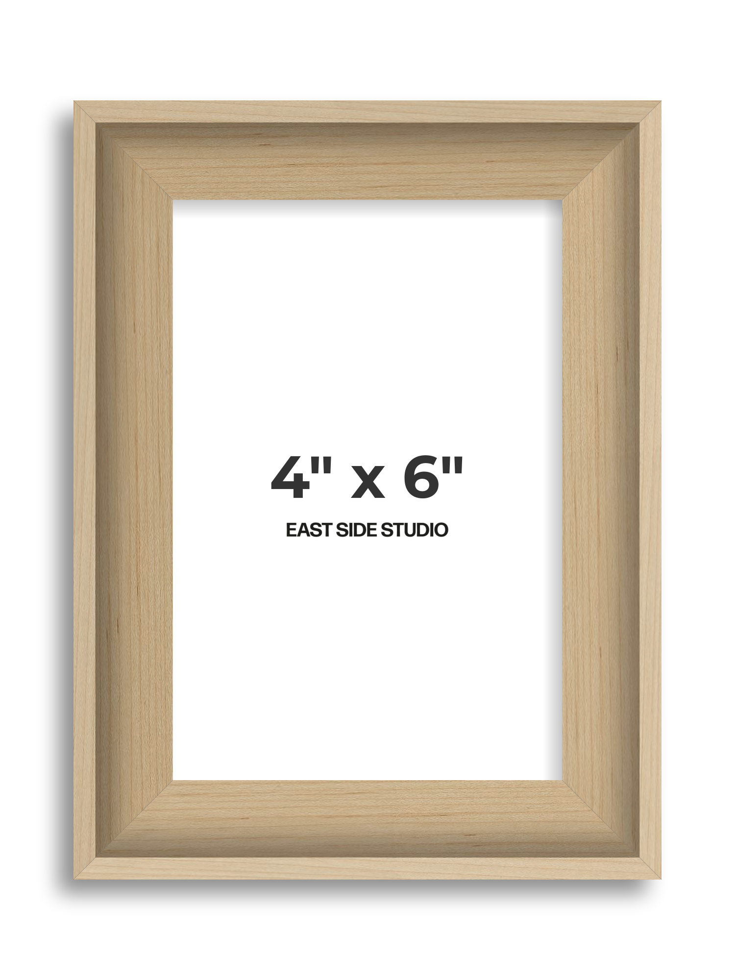 Maple 4" x 6" picture frame