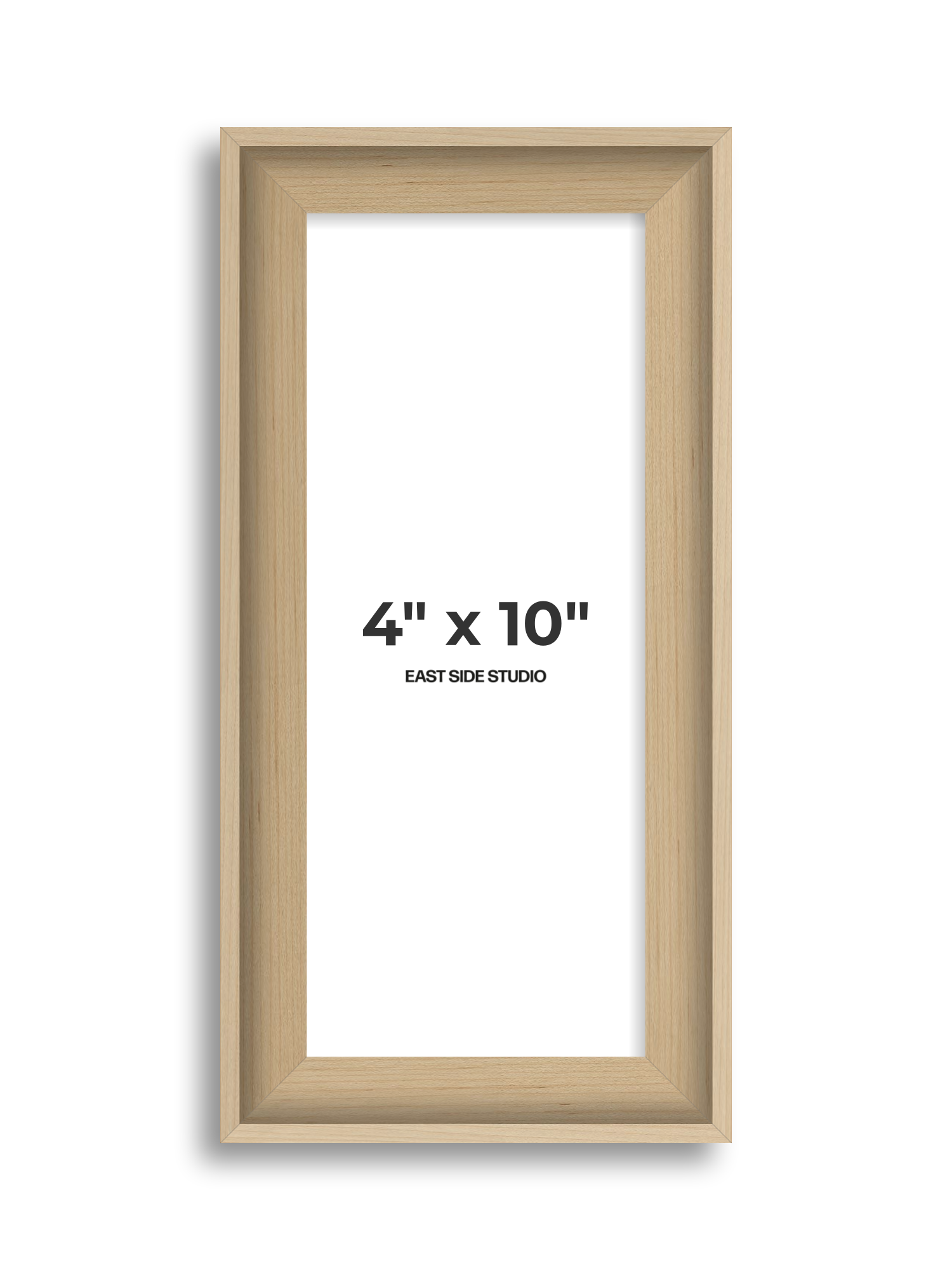 Maple 4" x 10" picture frame