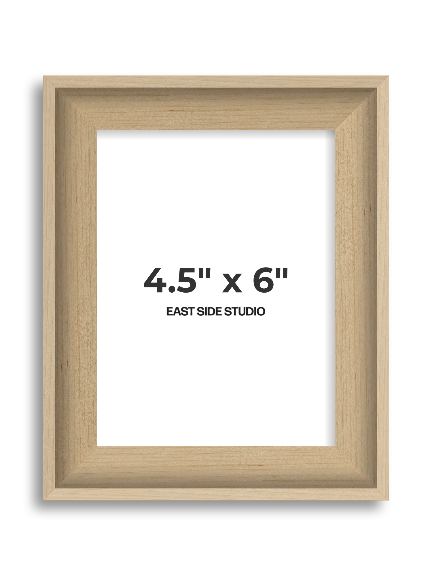 Maple 4.5" x 6" picture frame
