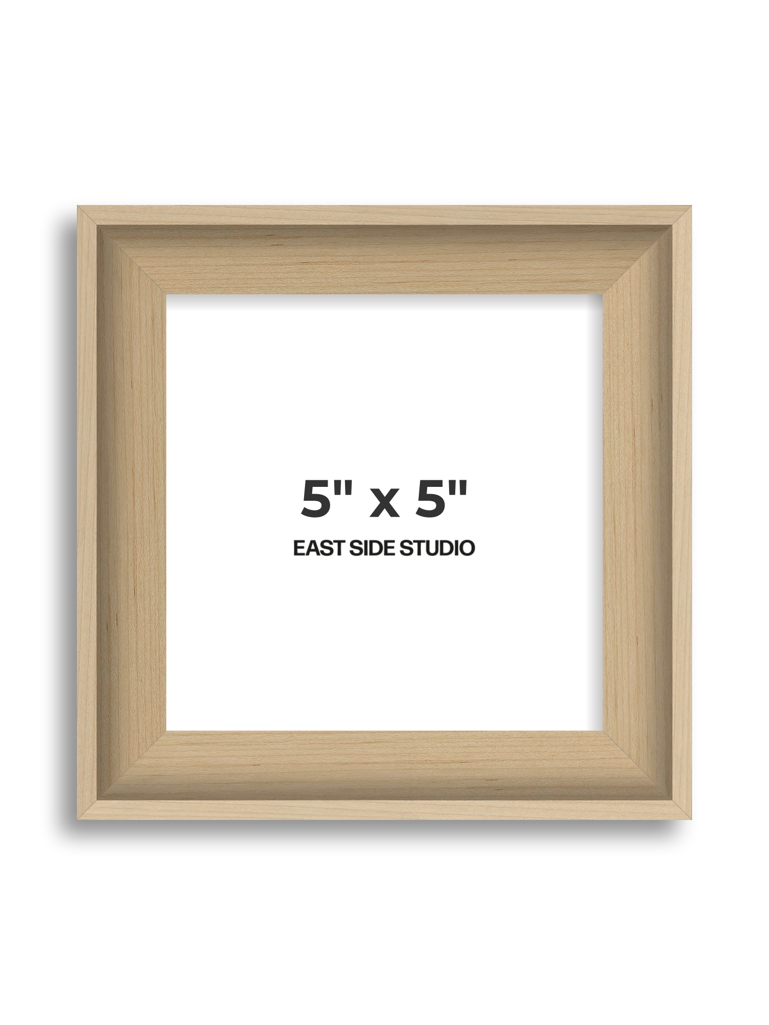 Maple 5" x 5" picture frame