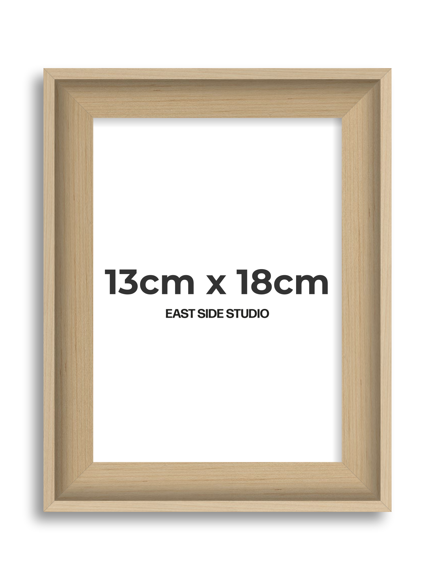 Maple 13cm x 18cm picture frame