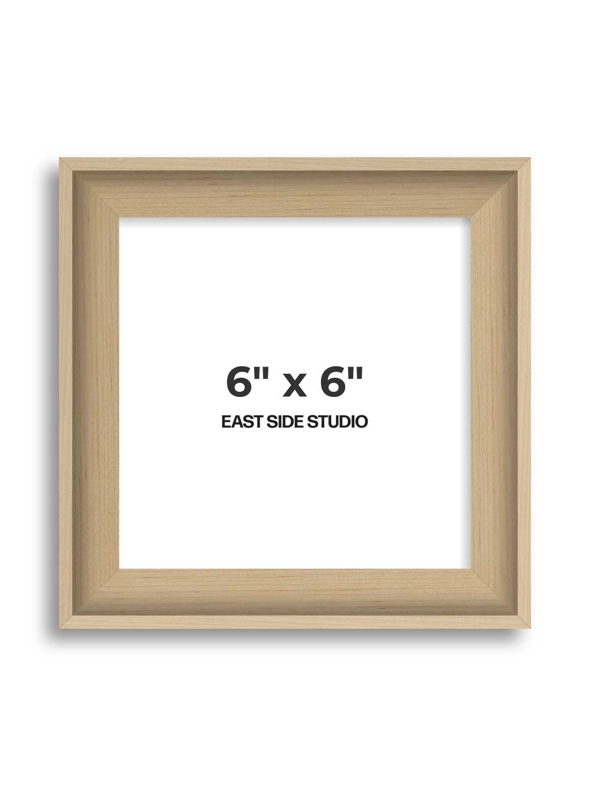 Maple 6" x 6" picture frame
