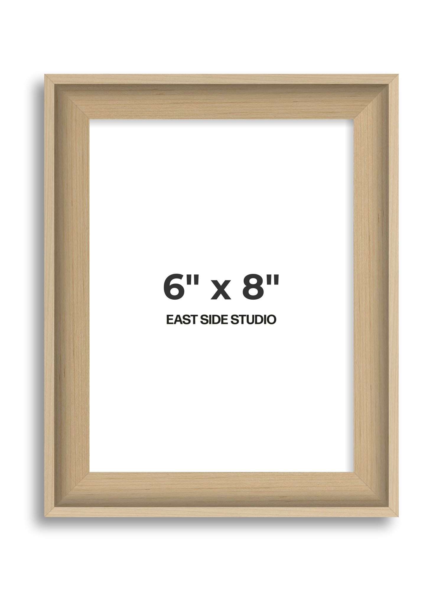 Maple 6" x 8" picture frame