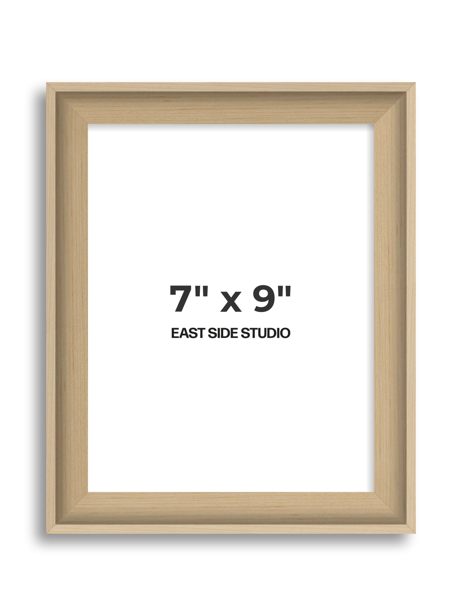 Maple 7" x 9" picture frame