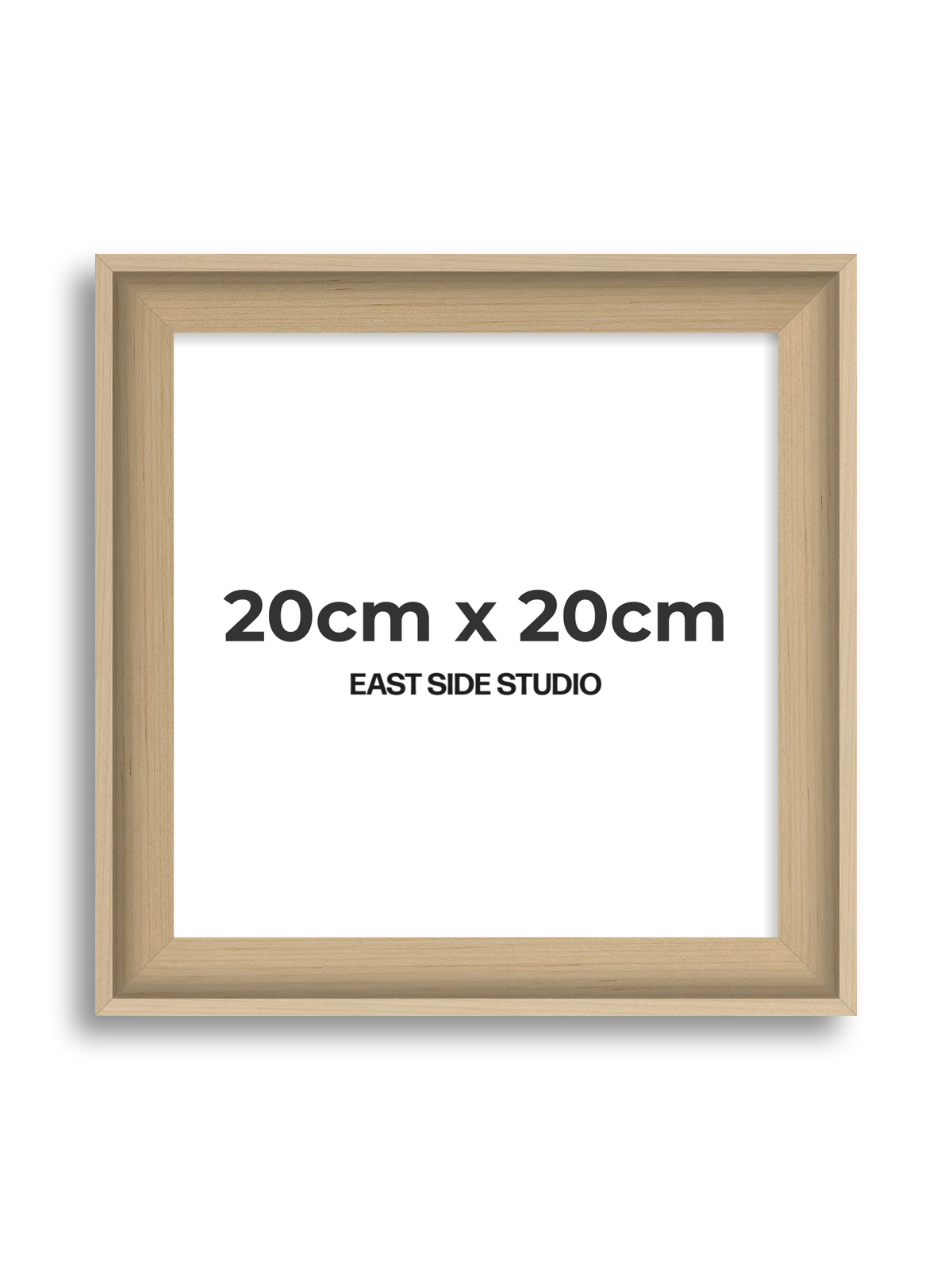 Maple 20cm x 20cm picture frame