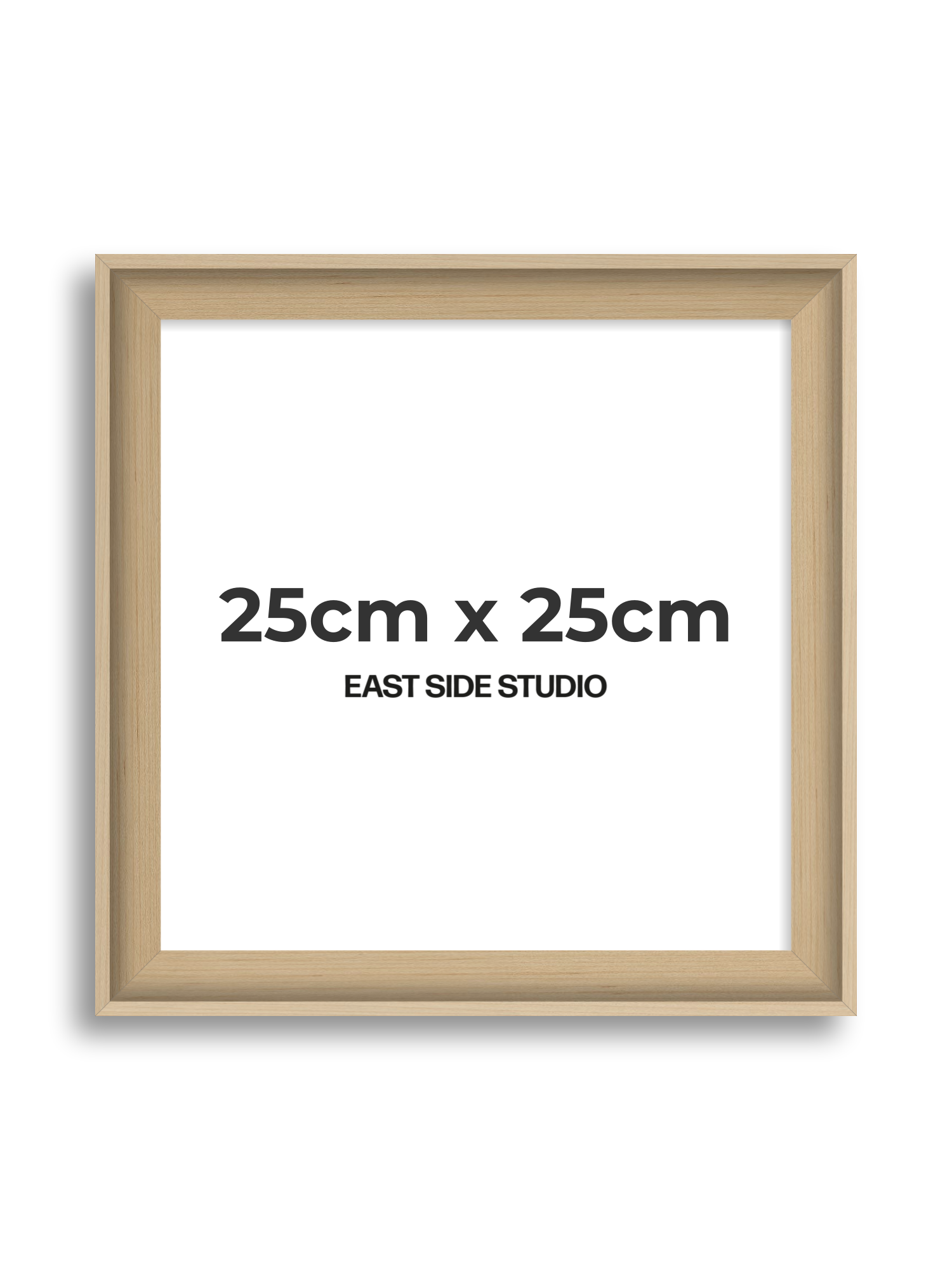 Maple 25cm x 25cm picture frame