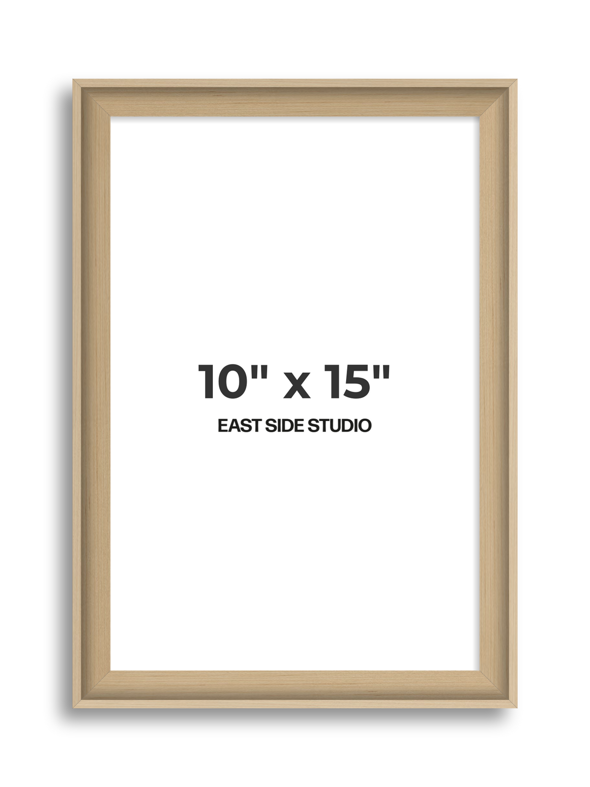Maple 10" x 15" picture frame