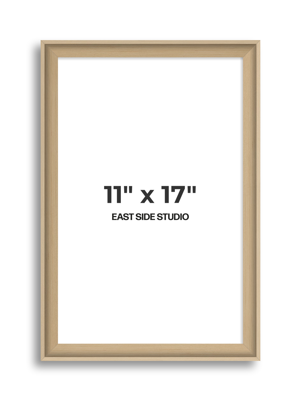 Maple 11" x 17" picture frame