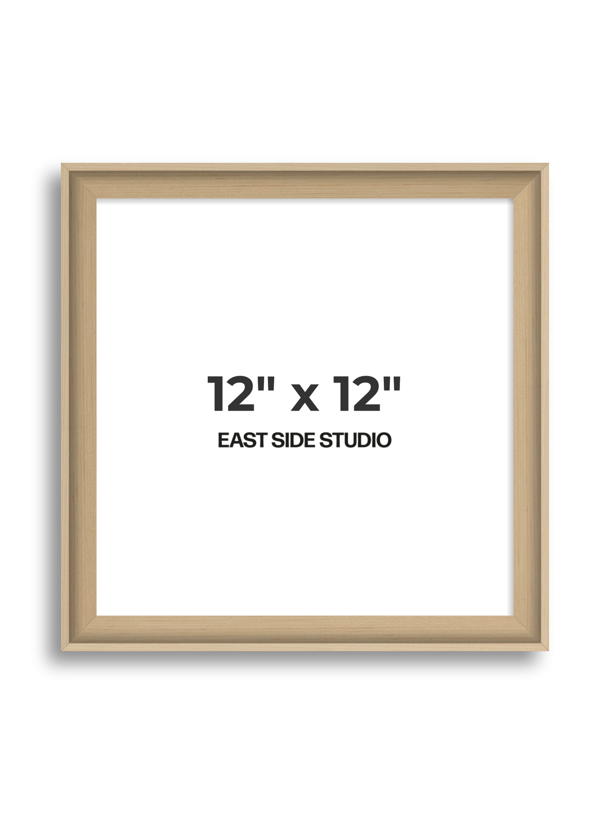 Maple 12" x 12" picture frame