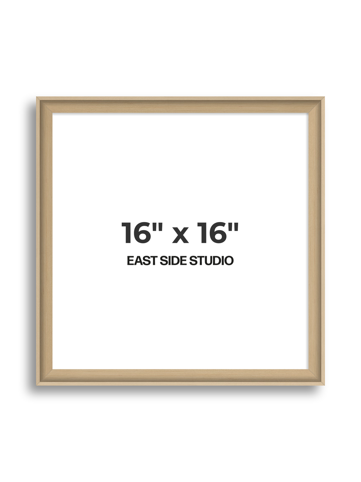 Maple 16" x 16" picture frame
