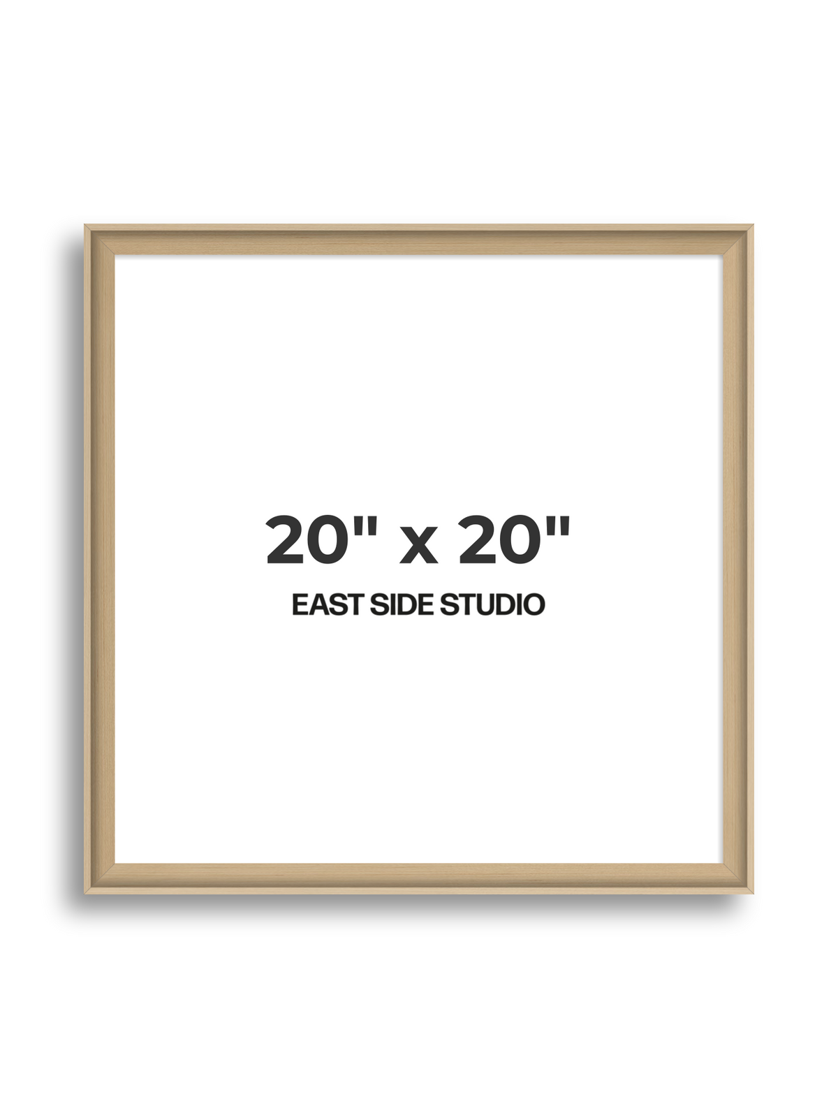 Maple 20" x 20" picture frame