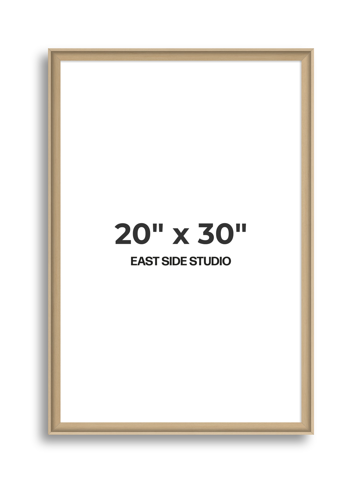 Maple 20" x 30" picture frame