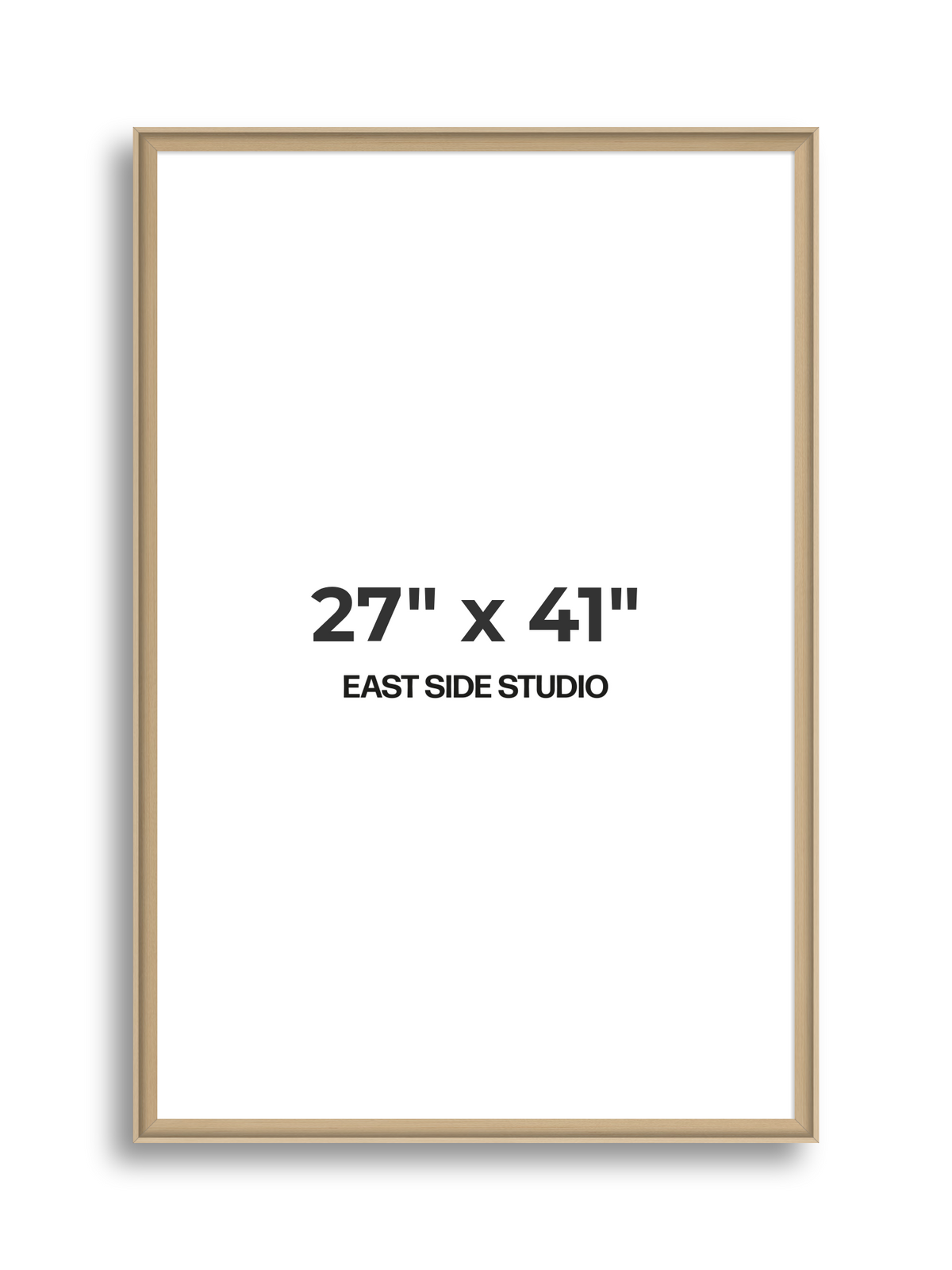 Maple 27" x 41" picture frame
