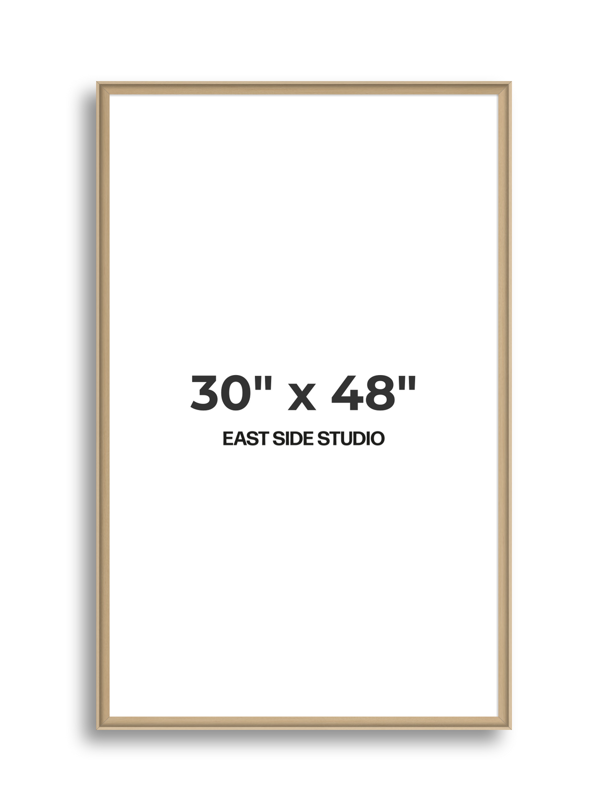 Maple 30" x 48" picture frame