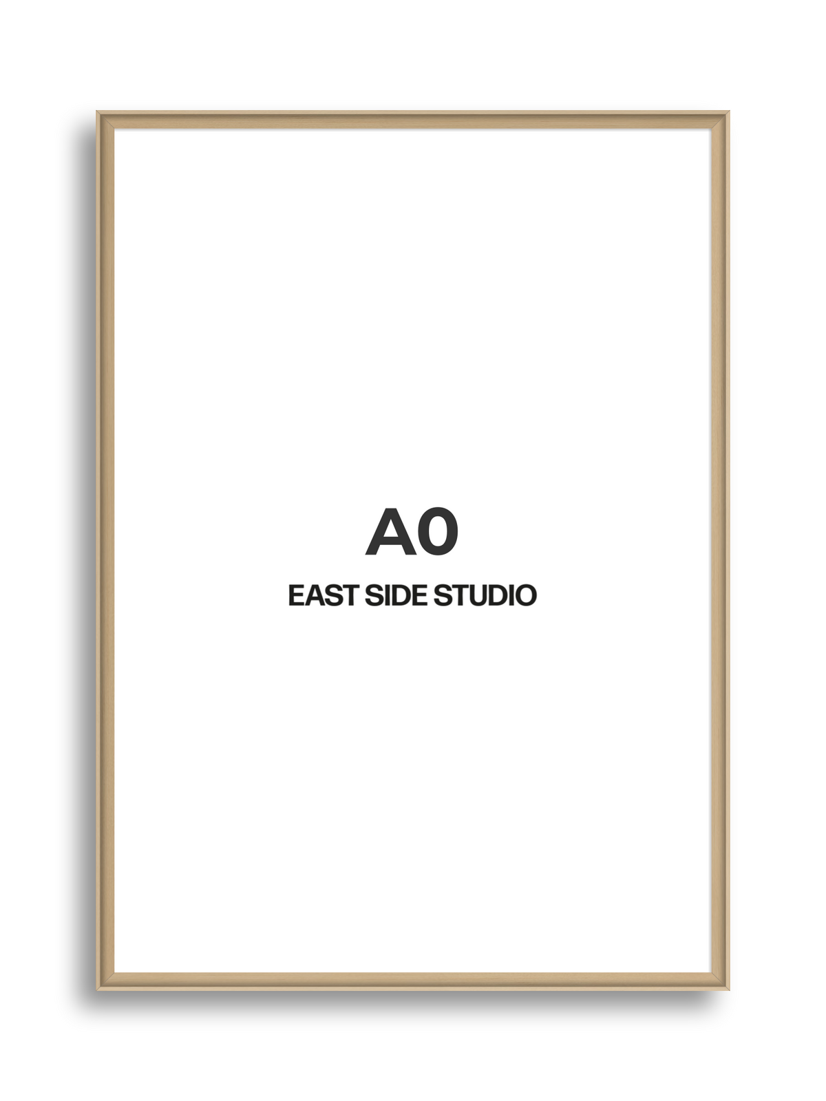 Maple A0 picture frame
