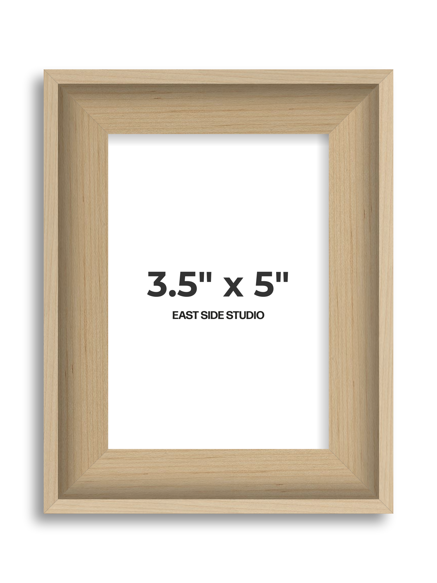 Maple 3.5" x 5" picture frame