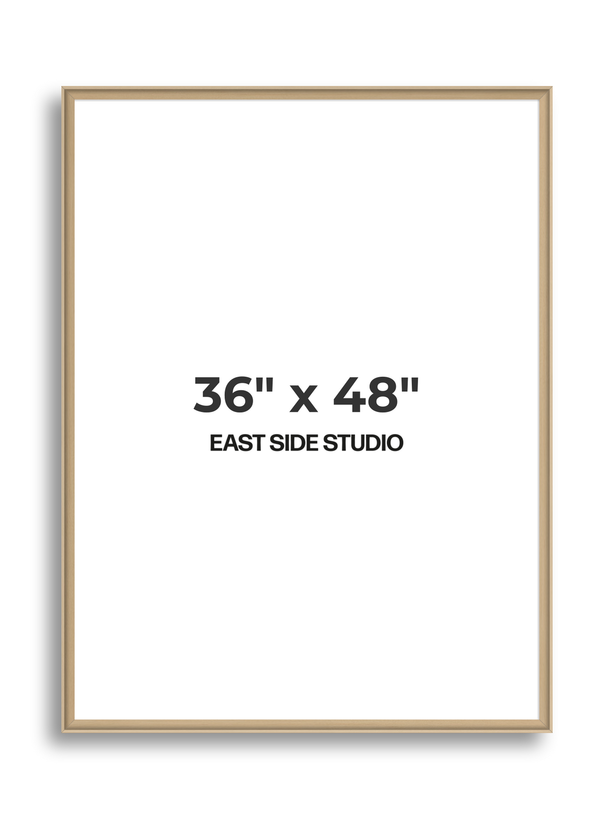 Maple 36" x 48" picture frame
