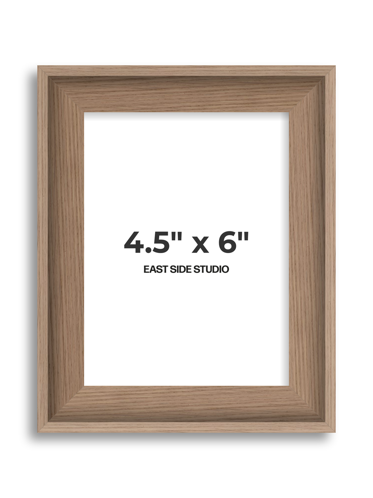 Oak 4.5" x 6" picture frame