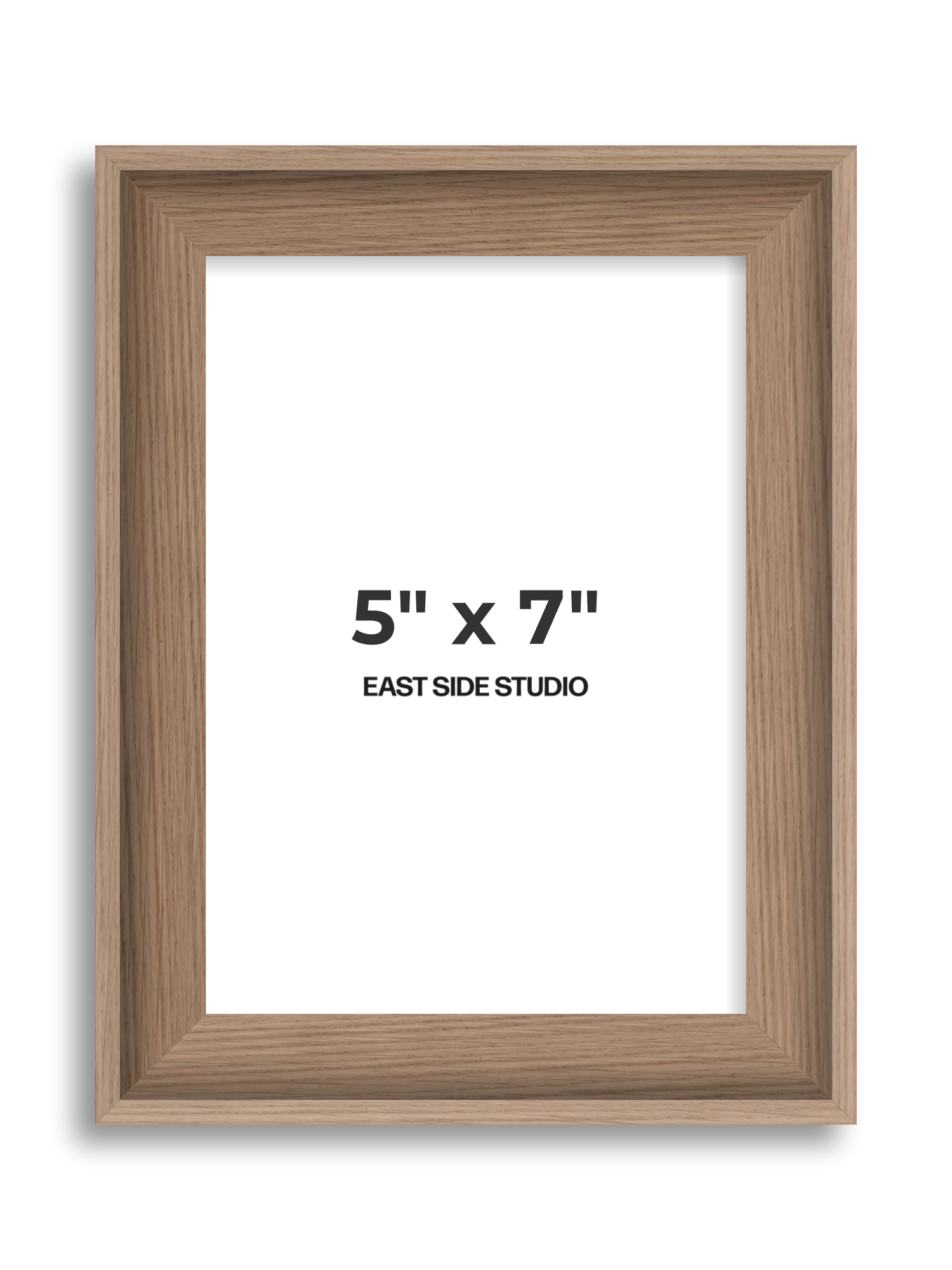 Oak 5" x 7" picture frame