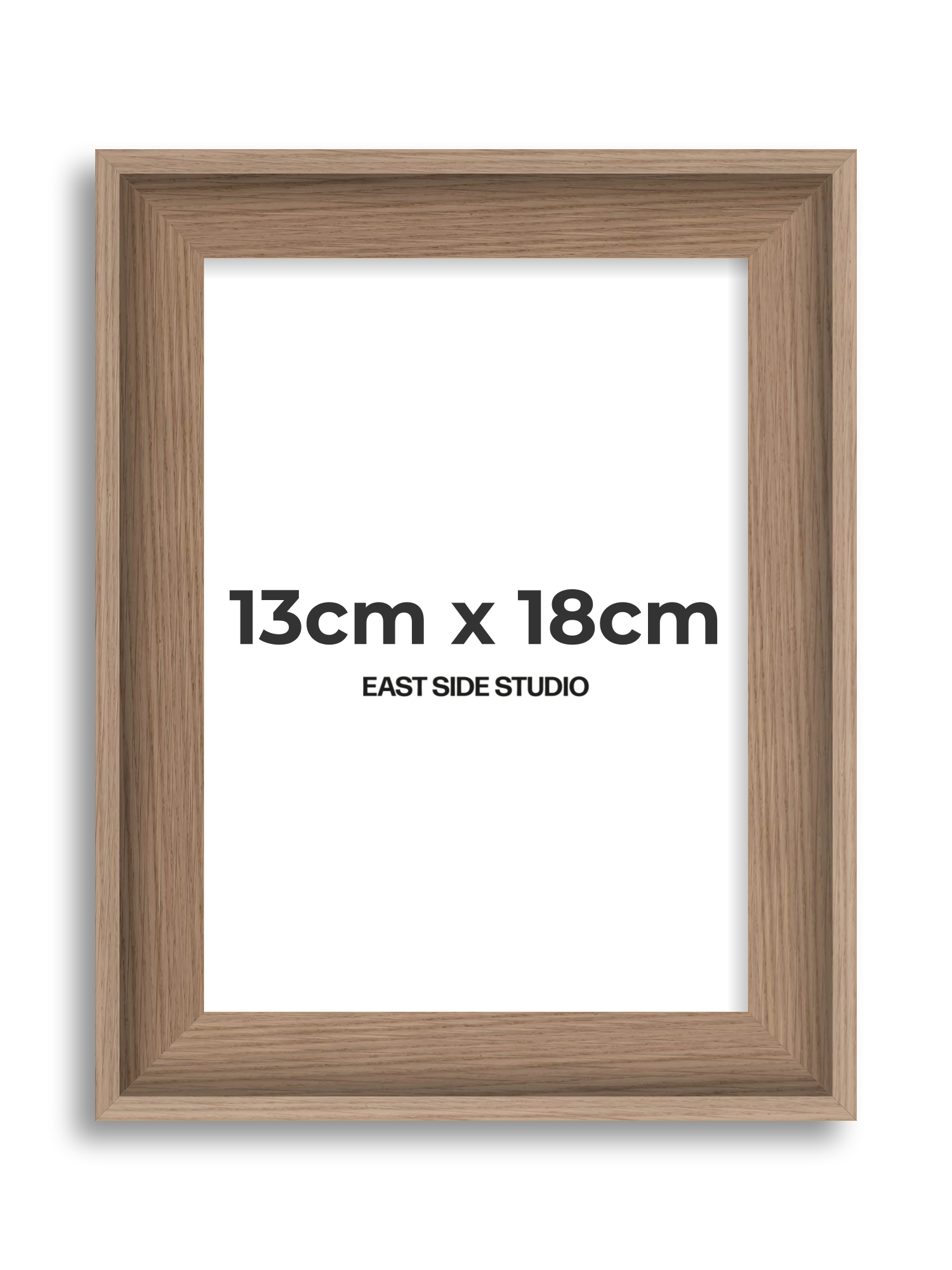 Oak 13cm x 18cm picture frame