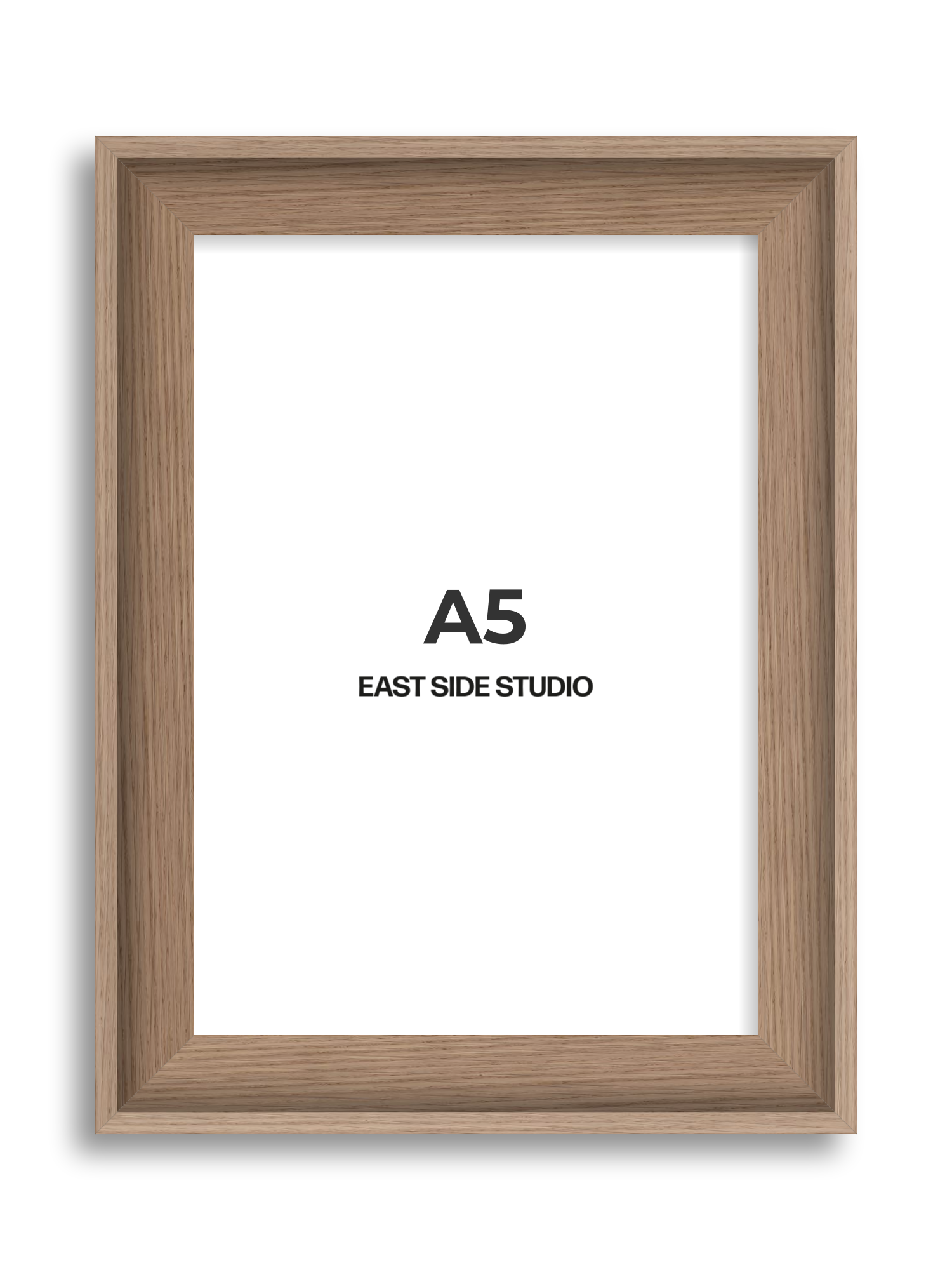 Oak A5 picture frame