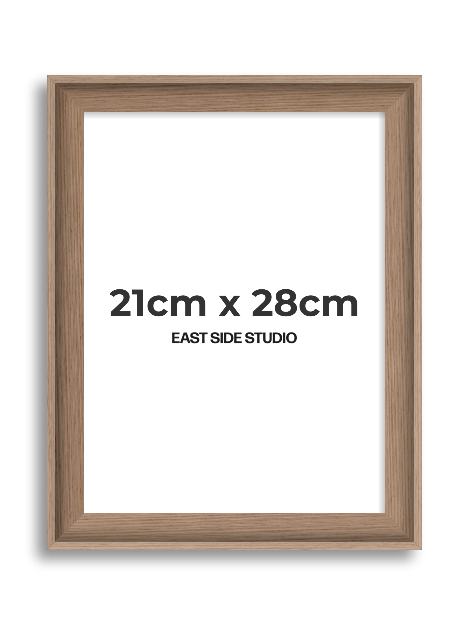 Oak 21cm x 28cm picture frame