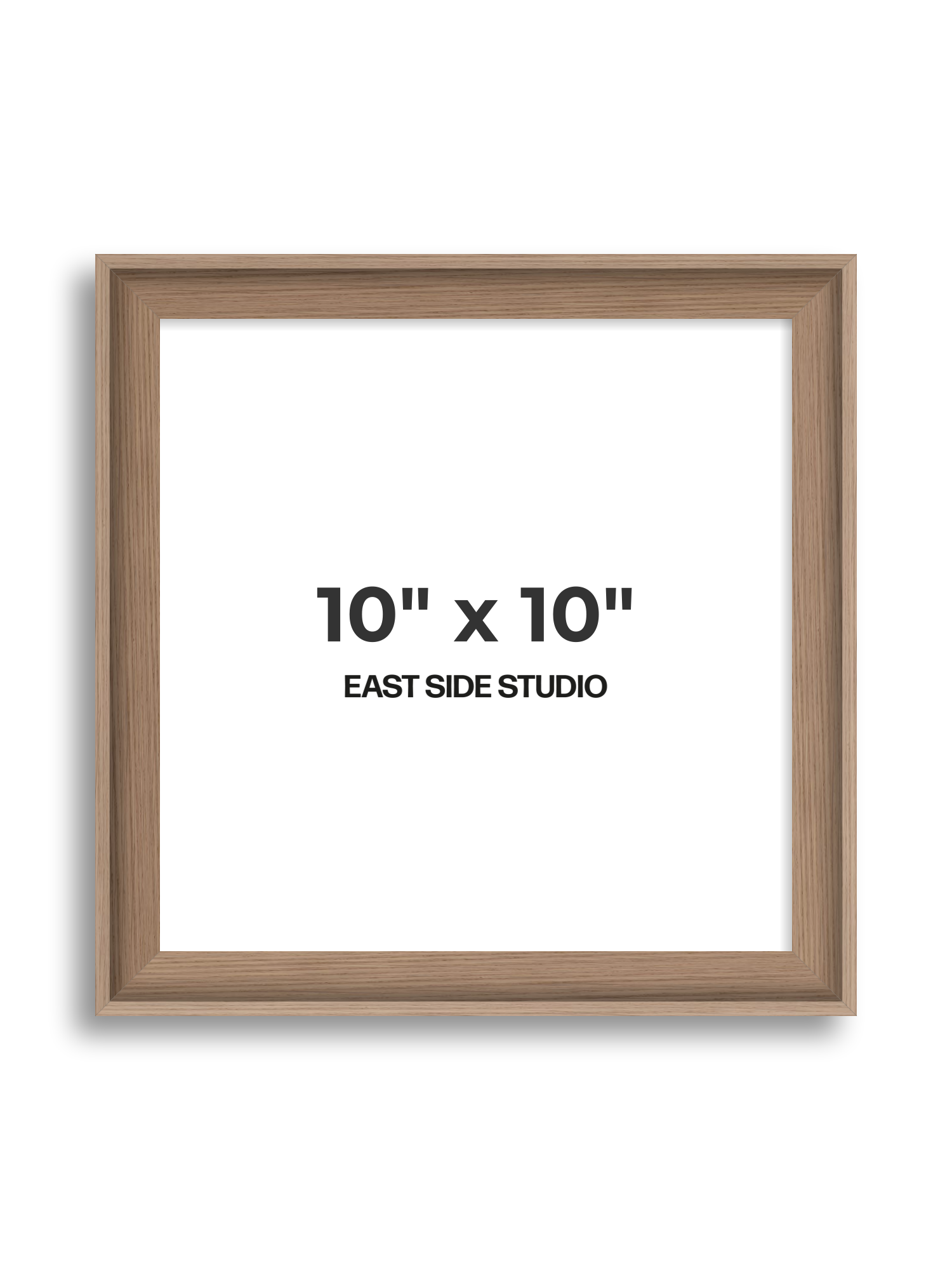 Oak 10" x 10" picture frame