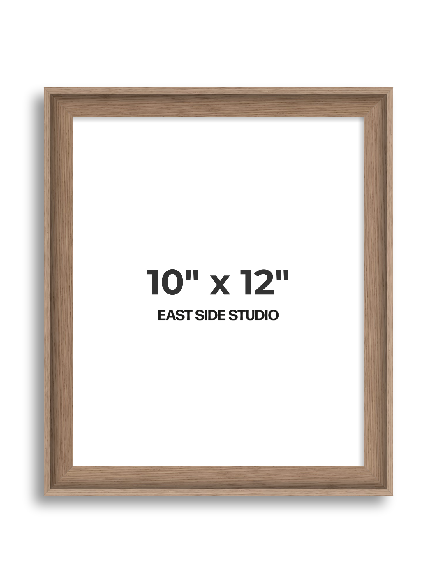 Oak 10" x 12" picture frame