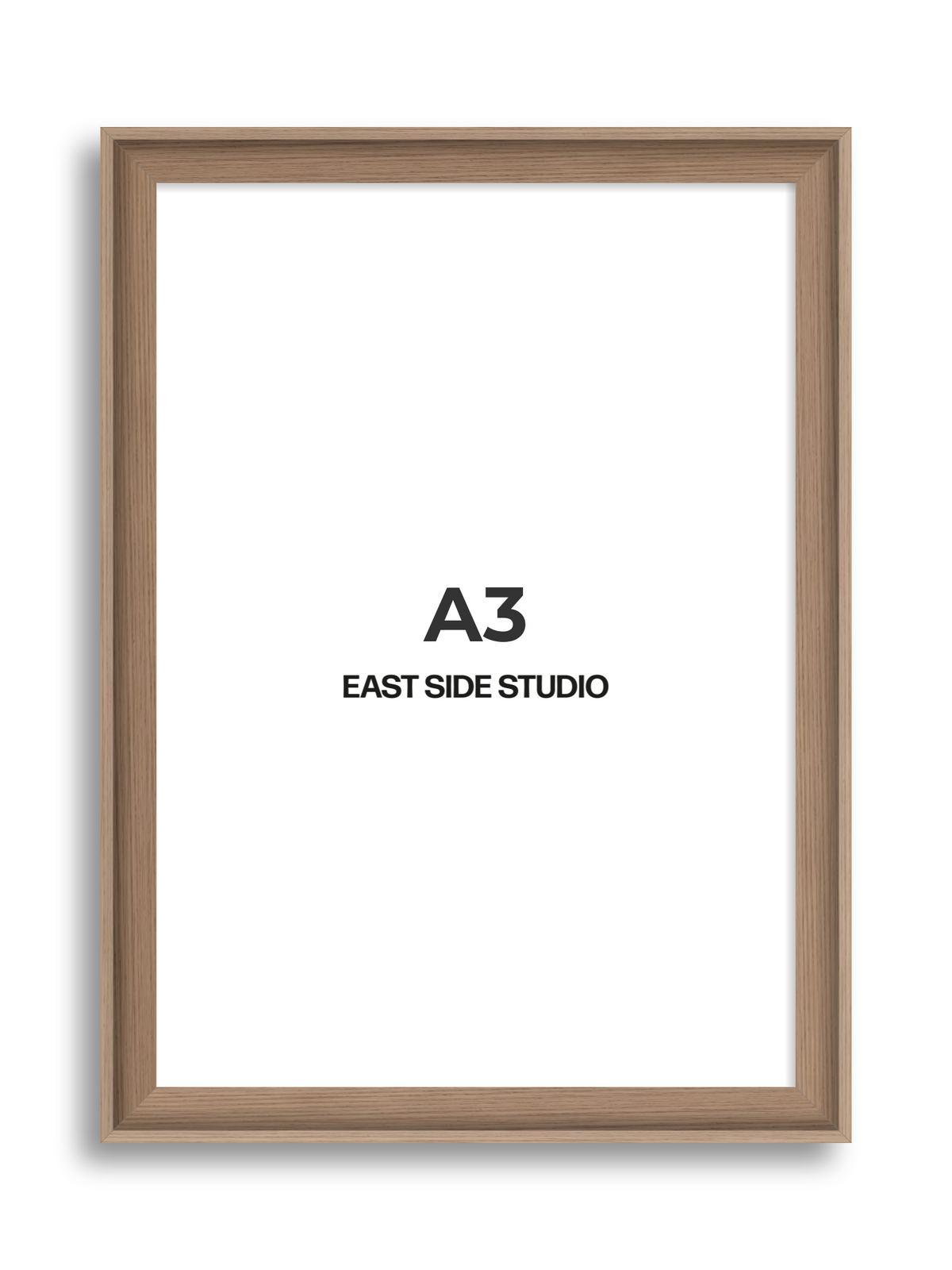 Oak A3 picture frame
